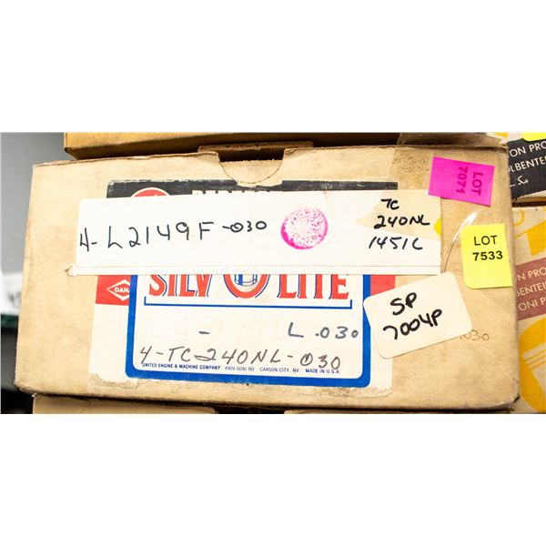 PERFECT CIRCLE L2149F PISTON LOT 4 FORD 352 V8 58-