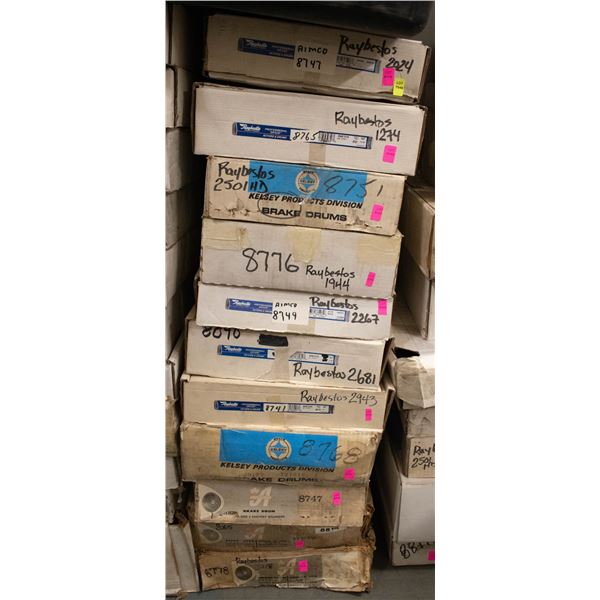STACK OF ASSORTED BRAKE ROTORS AND/OR DRUMS