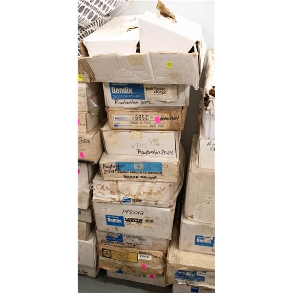 STACK OF ASSORTED BRAKE ROTORS AND/OR DRUMS