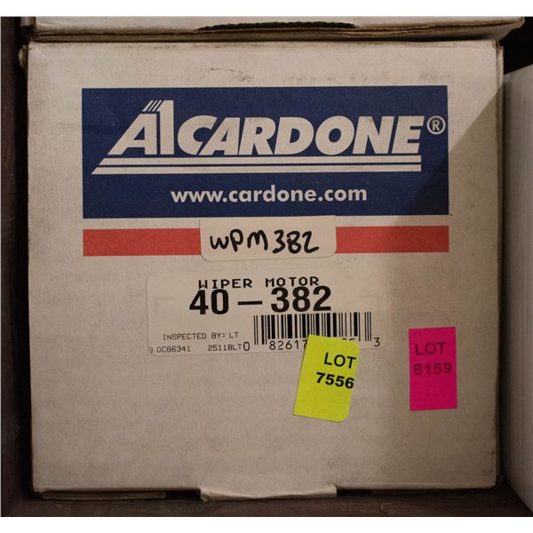 WIPER MOTOR – REMANUFACTURED (MODEL 40-382)