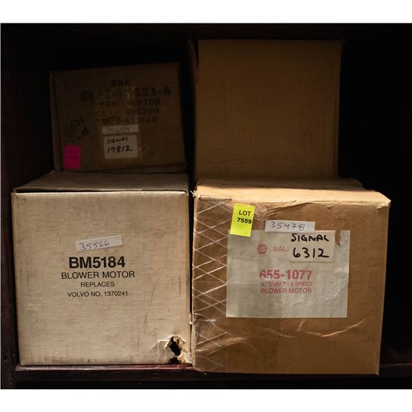 LOT OF 6 ASSORTED BLOWER MOTORS