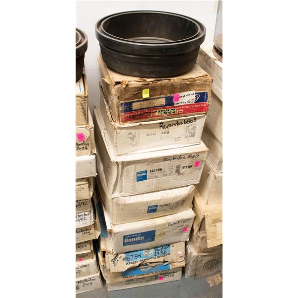 STACK OF ASSORTED BRAKE ROTORS AND/OR DRUMS