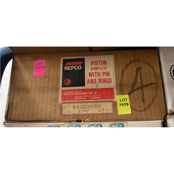 REPCO RY-2551P-020 PISTON LOT X4 UNKNOWN APP