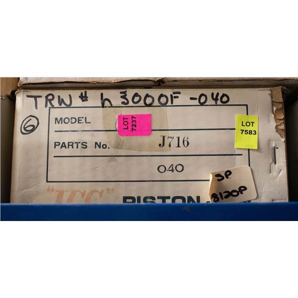 JCC L3000-040 PISTON LOT X6 FORD 200 / 250CU