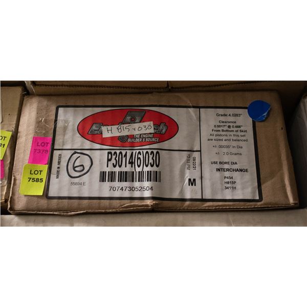 ENGINETECH H815P-030 PISTON LOT X6 CHEVROLET 350C