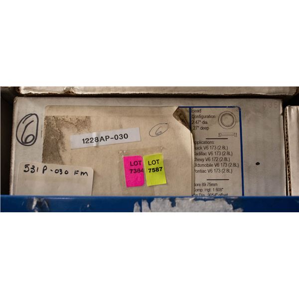 SILVOLITE H531P-030 PISTON LOT X6 CHEVROLET 173CU