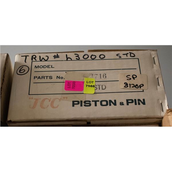 JCC L3000-STD PISTON LOT X6 FORD 200 / 250CU