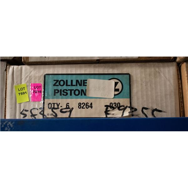 ZOLLNER L2396-030 PISTON LOT X6 CHEVROLET 250CU