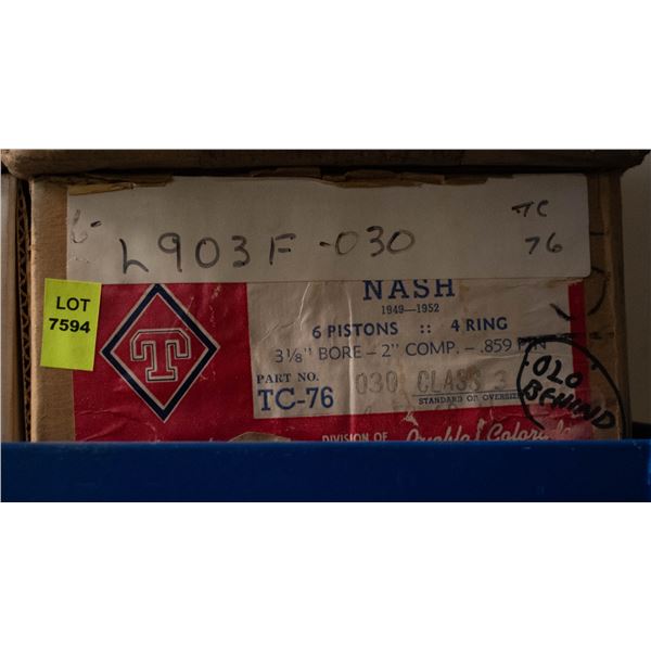 TRIPLEX TC-76 PISTON SET 6 NASH 6CYL 1949-52 .030
