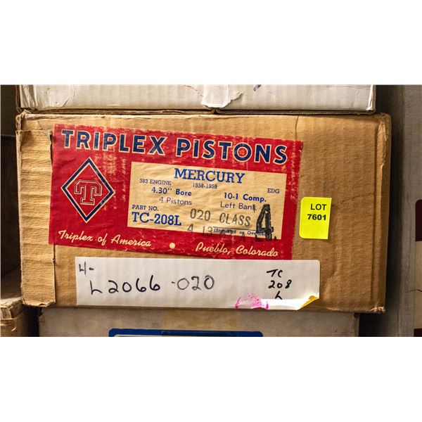 TRIPLEX L2066 PISTON LOT 4 MERCURY 383 V8 58–59