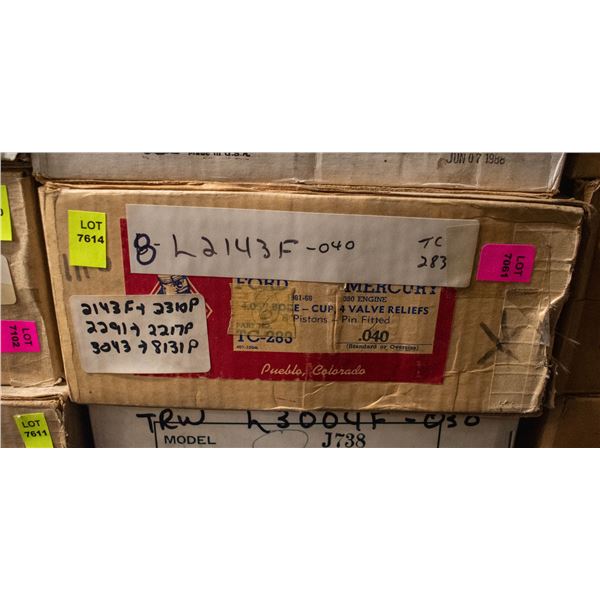TRIPLEX L2143F PISTON LOT 8 FORD 390 V8 61–70
