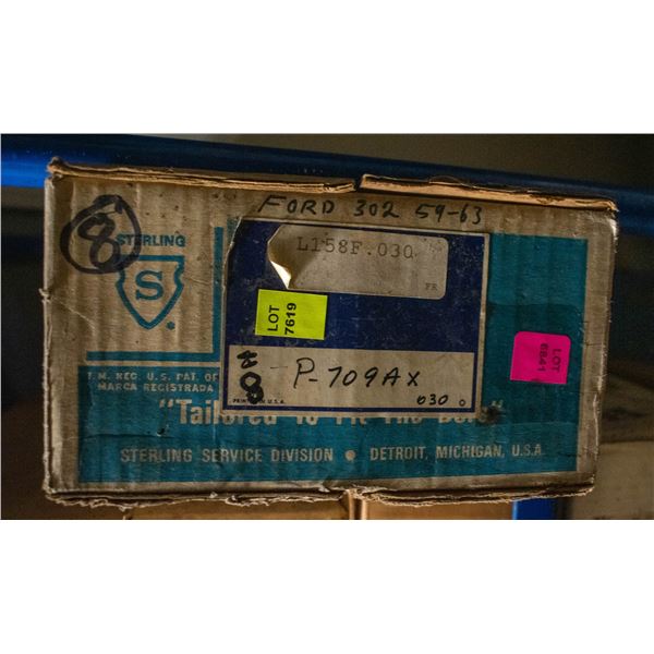 STERLING P709AX PISTONS (8) FORD HD302 1959-63 .00