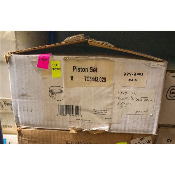 TC3443-020 PISTON LOT X8 DODGE 4.7 / 287 V8