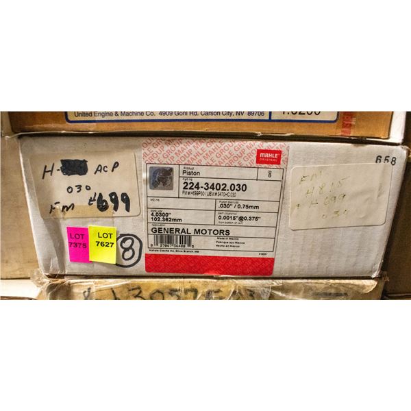 MAHLE H815P-030 PISTON LOT X8 CHEVROLET 350CU