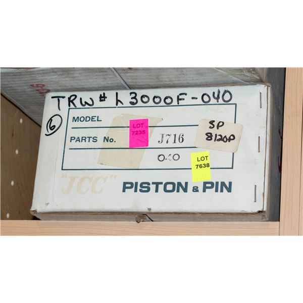 JCC L3000-040 PISTON LOT X6 FORD 200 / 250CU