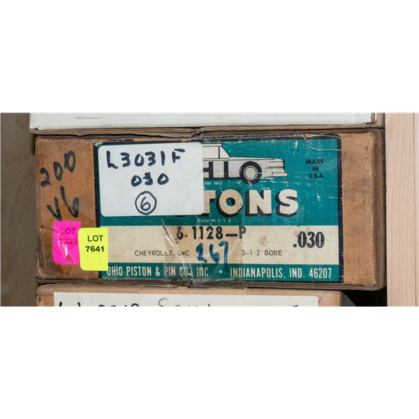 OHIO L3031-030 PISTON LOT X6 CHEVROLET 267CU