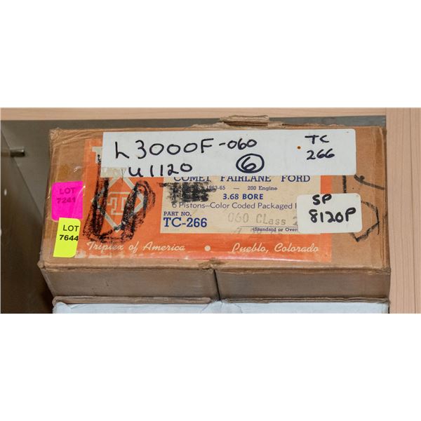 TRIPLEX L3000-060 PISTON LOT X6 FORD 200 / 250CU