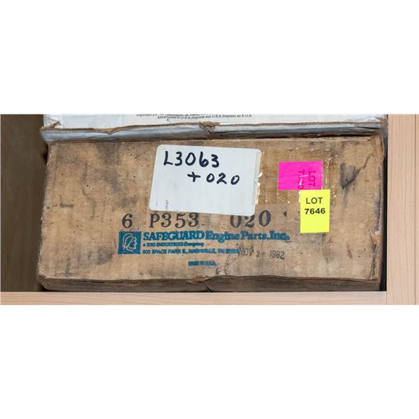 SAFEGUARD L3063-020 PISTON LOT X6 CHEVROLET 164CU