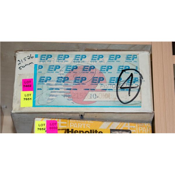 ENGINE PRO 21526 +0.50MM PISTON LOT X4 UNKNOWN