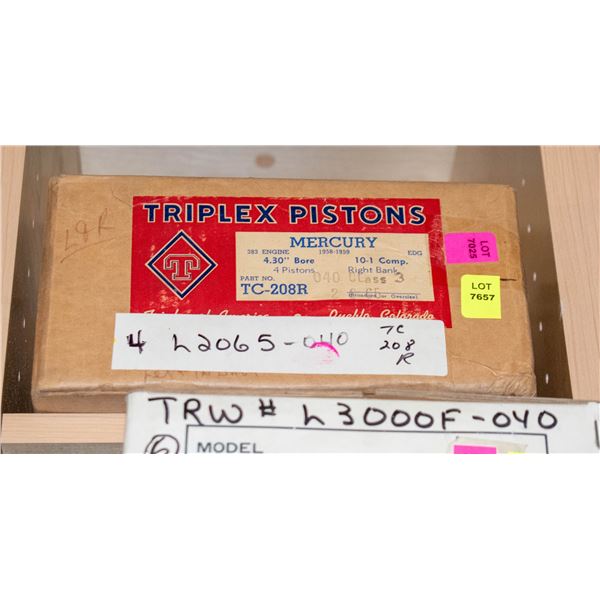 TRIPLEX L2065 PISTON LOT 4 MERCURY 383 V8 58–59