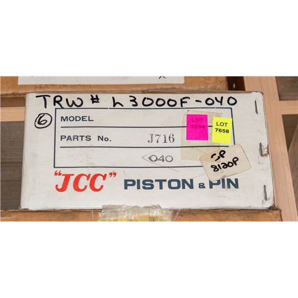 JCC L3000-040 PISTON LOT X6 FORD 200 / 250CU