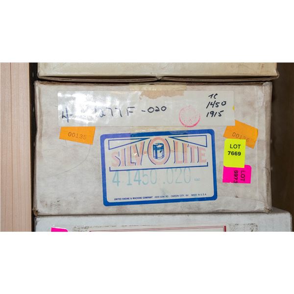 SILVOLITE L1277F PISTON LOT 4 CHEVY V8 283 1957-60