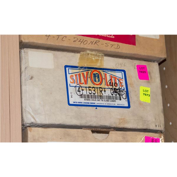 SILVOLITE 1531R-.040 PISTON LOT X4 UNKNOWN APP
