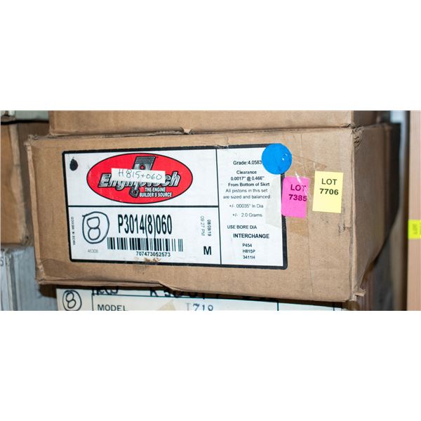 ENGINETECH H815P-060 PISTON LOT X8 CHEVROLET 350CU