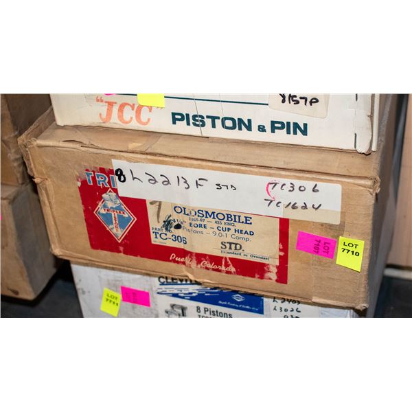 TRIPLEX L2213 PISTON LOT 8 OLDSMOBILE 425 V8 65–67
