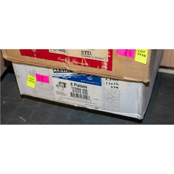 CLEVITE L2403-STD PISTON LOT X8 CHEVROLET 350CU