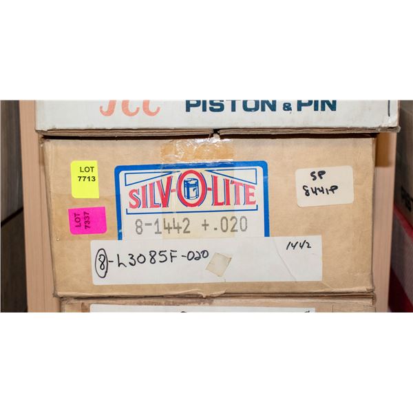 SILVOLITE L3085-020 PISTON LOT X8 CHEVROLET 350CU
