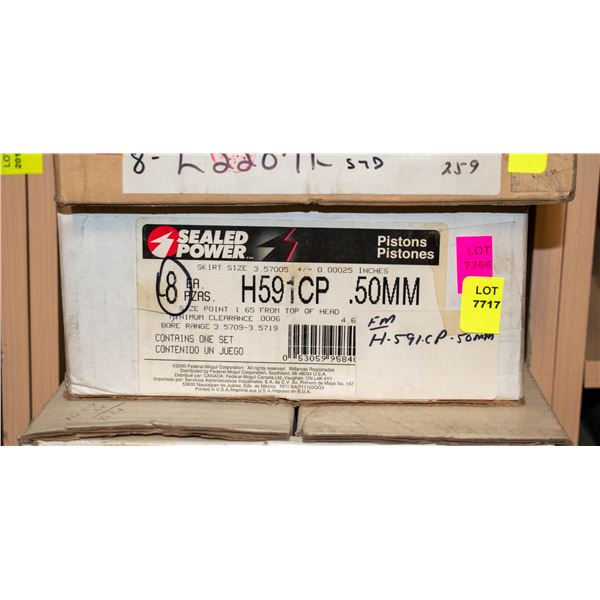 SEALED POWER H591CP +0.50MM PISTON LOT X8 FORD 281