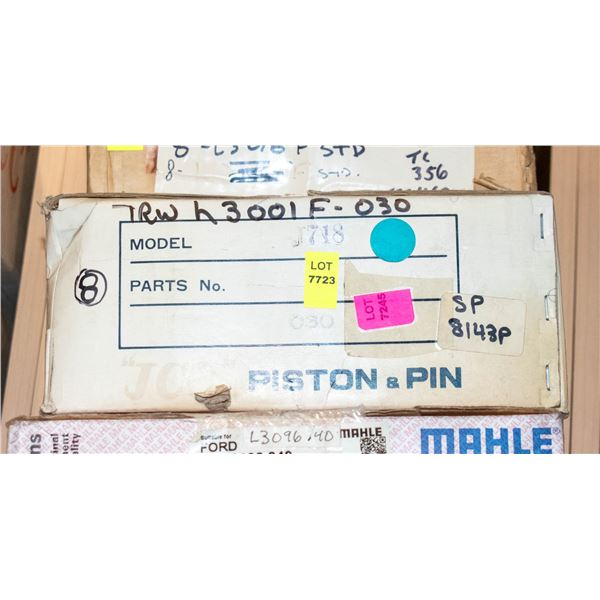 JCC L3001-030 PISTON LOT X8 FORD 460CU
