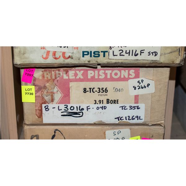 TRIPLEX L3016-040 PISTON LOT X8 CHRYSLER 318CU