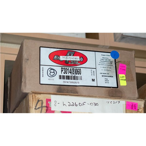 ENGINETECH H815P-060 PISTON LOT X8 CHEVROLET 350CU