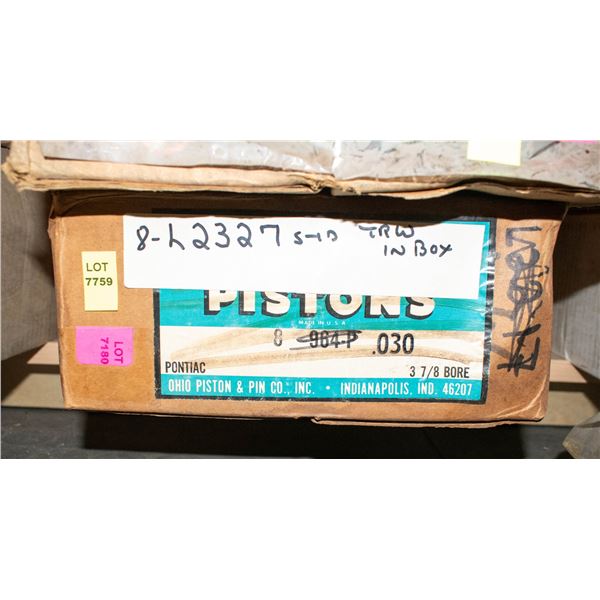 OHIO L2327-STD PISTON LOT X8 CHEVROLET 350CU
