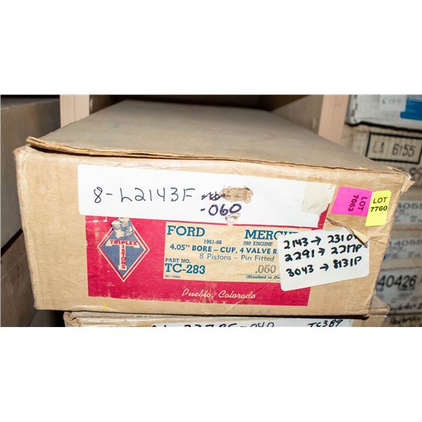 TRIPLEX L2143F PISTON LOT 8 FORD 390 V8 61–70