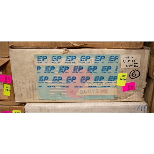 ENGINE PRO L1391 PISTON SET 6 NISSAN L24 L26 .020