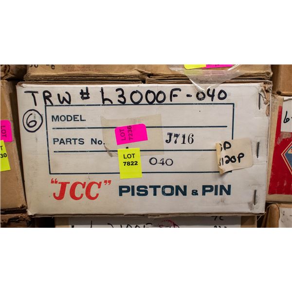JCC L3000-040 PISTON LOT X6 FORD 200 / 250CU