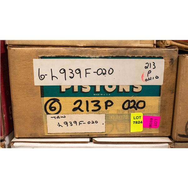 OHIO 213P PISTON SET 6 CONTINENTAL F226 .020