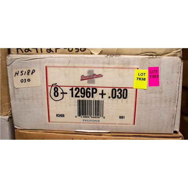 ENGINE PARTS 1 H518P-030 PISTON LOT X8 CHEV 454