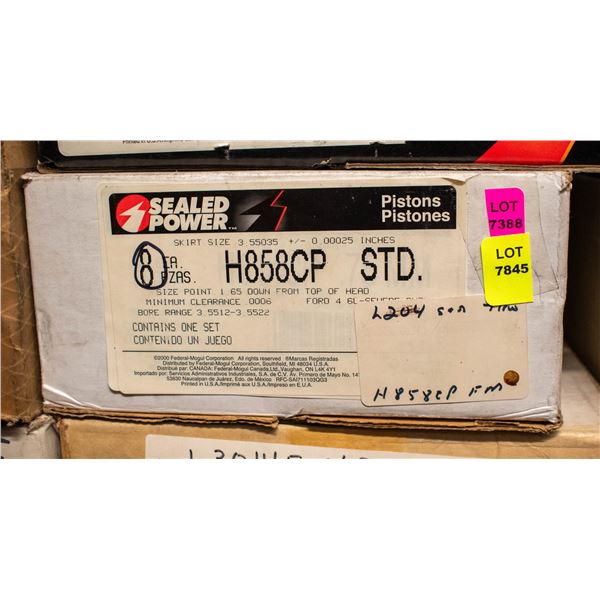 SEALED POWER H858CP-STD PISTON LOT X8 FORD 281CU