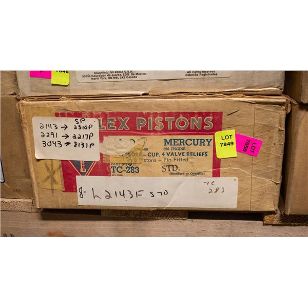 TRIPLEX L2143 PISTON LOT 8 FORD 390 V8 61–70