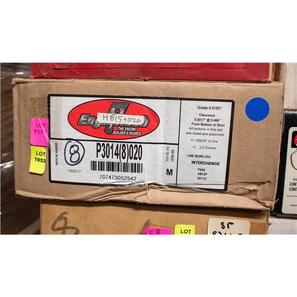 ENGINETECH H815P-020 PISTON LOT X8 CHEVROLET 350C