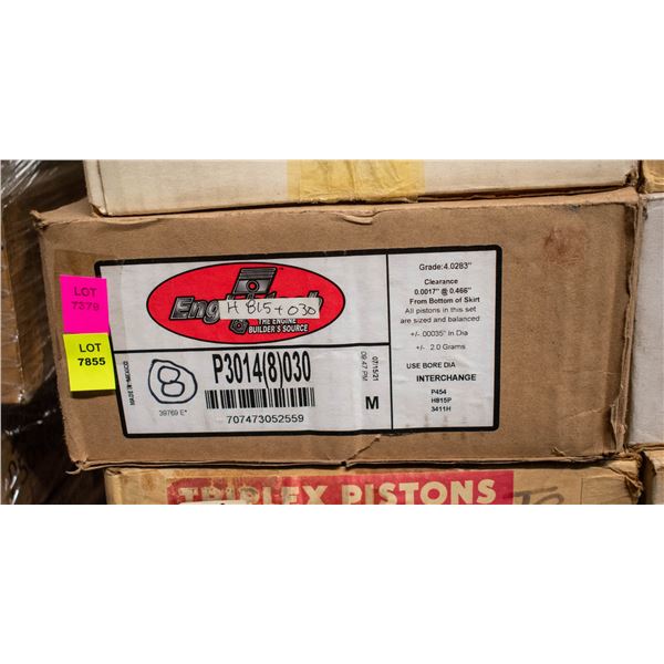 ENGINETECH H815P-030 PISTON LOT X8 CHEVROLET 350C