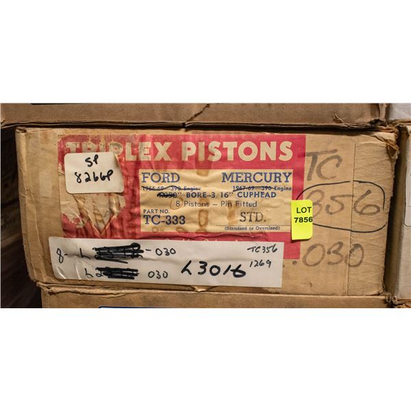 TRIPLEX L3016-STD PISTON LOT X6 CHRYSLER 318CU