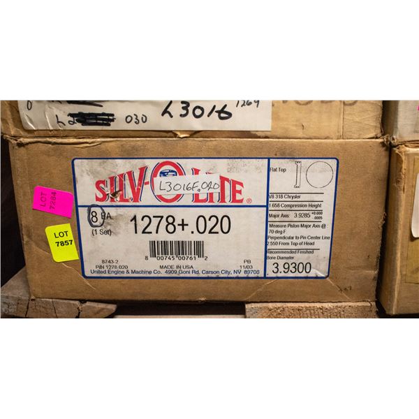 SILVOLITE L3016-020 PISTON LOT X8 CHRYSLER 318CU