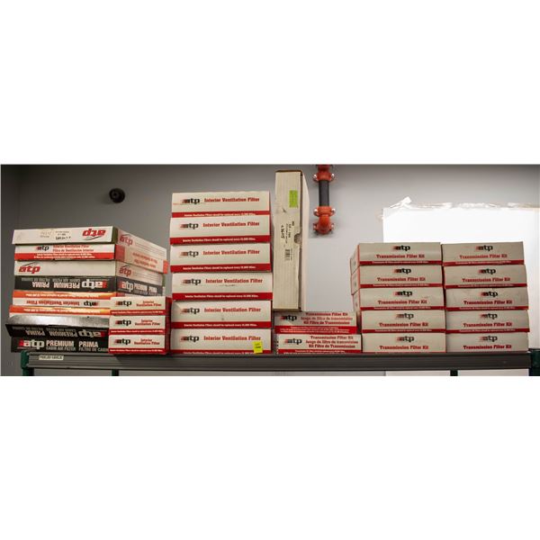 SHELF LOT OF ASSORTED TRANSMISSION FILTER KITS