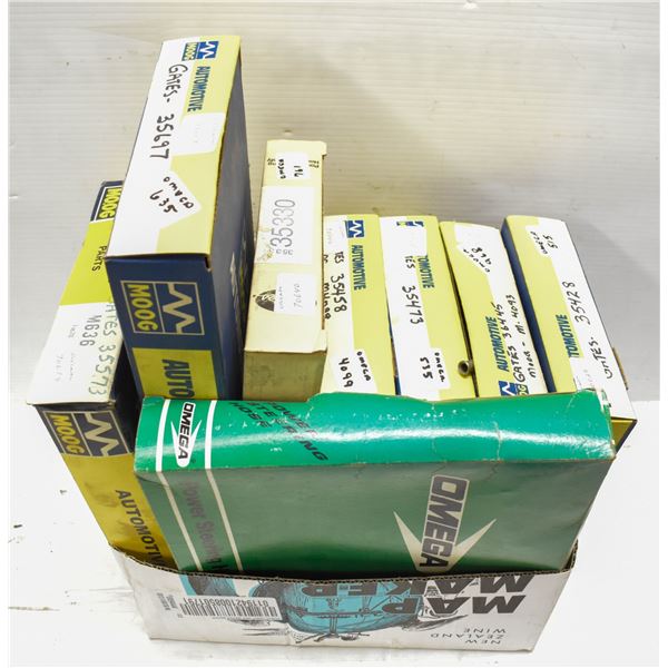 FLAT OF ASSORTED STEERING & CHASSIS PARTS