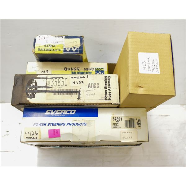 FLAT OF ASSORTED STEERING & CHASSIS PARTS